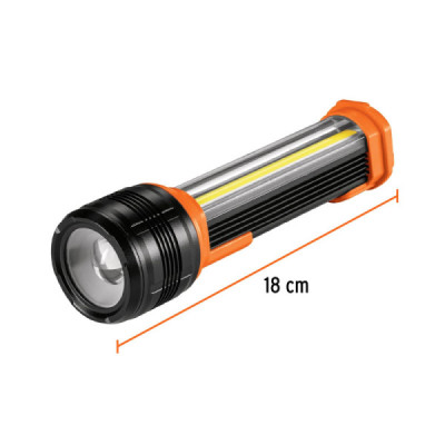 Linterna Led 480lm Emergencia Aluminio Truper Luz Lateral (LIREX-480)