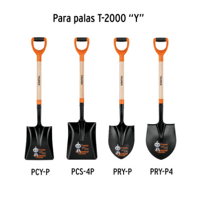 Mango Para Pala 26'' Puño Y Truper Pcacy-p Comfort Grip (15901)