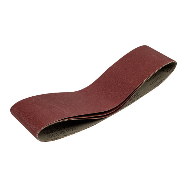 Set 3 Lijas De Banda Madera 4'' X 36'' Truper Tela Grano 120 (B120-PUL-4X6)