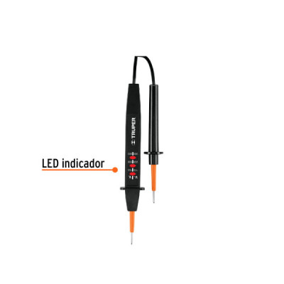 Tester Detector De Tensión 110-500v Truper Ca Cc 60hz (18334)