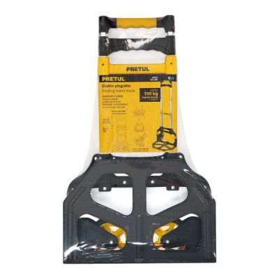 Diablo Zorra De Carga 100 Kg 100x27x39cm Plegable Pretul (24127)