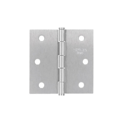 Set 20 Bisagras Satinadas 65mm Hermex Basic Con Tornillos (BC-253PP)
