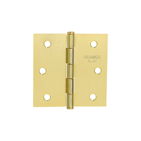 Set 20 Bisagras Latonadas 65mm Hermex Basic Con Tornillos (BC-251PP)