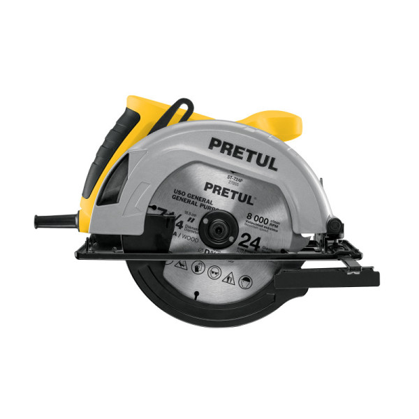 Sierra Circular 7.1/4'' 1200w Pretul Corte 65mm 5000rpm (27098)