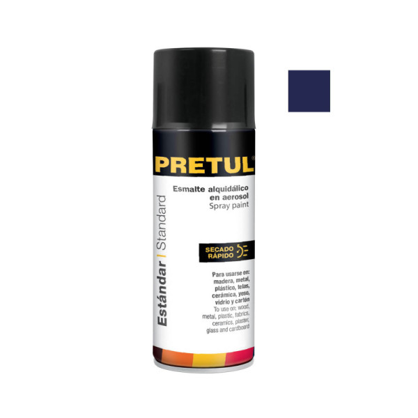 Pintura Aerosol Azul Ultramar 400ml Pretul Secado Rápido (PA-AU-P)