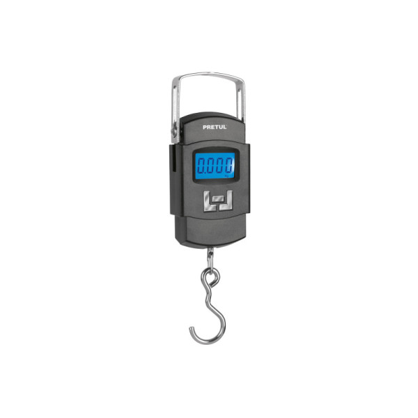 Báscula Electrónica Colgante 50 Kg Lcd Pretul Gancho Acero (BASE-50CP)