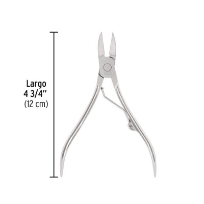 Pinza Cortauñas Callo Punta Extrafina Plana 12 Cm Pretul (28230)