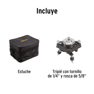 Nivel Láser 12 Líneas Cruzadas 25m 360 Pretul Con Tripié (29005) Nivel Láser 12 Líneas Cruzadas 25m 360 Pretul Con Tripié (29005)