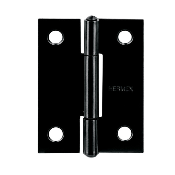 Set 20 Bisagras Negro Mate 50x38mm Hermex Incluye Tornillos (BR-206)