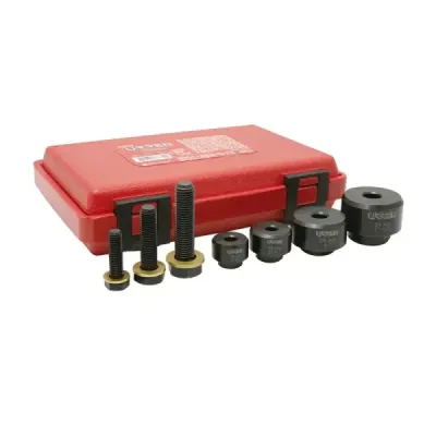 Juego Sacabocados Para Láminas Industrial Urrea 7 Piezas