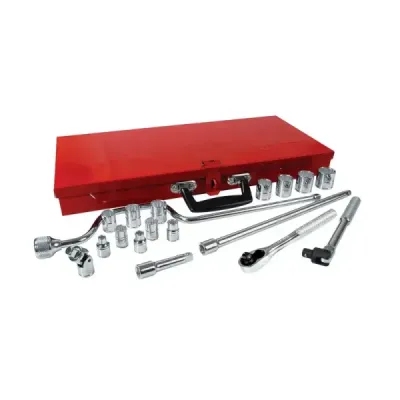 Juego 19 Copas Y Accesorios Cuadro 3/8' Pulgadas Urrea