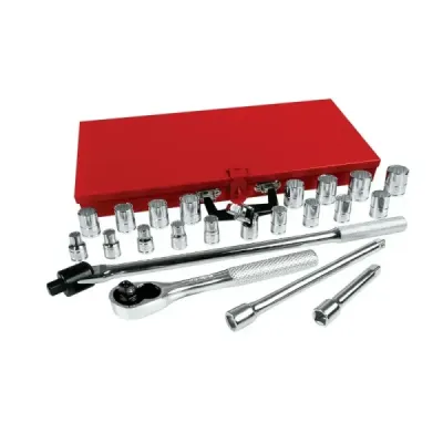 Juego 23 Copas Y Accesorios Cuadro 1/2' Métricas Urrea