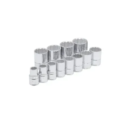 Juego 12 Copas 8 Mm A 19 Mm Urrea 12 Puntas Cuadro 1/2'