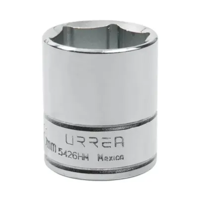 Copa Corta 26 Mm X 1.9/16' 6 Puntas Urrea Cuadro 1/2'