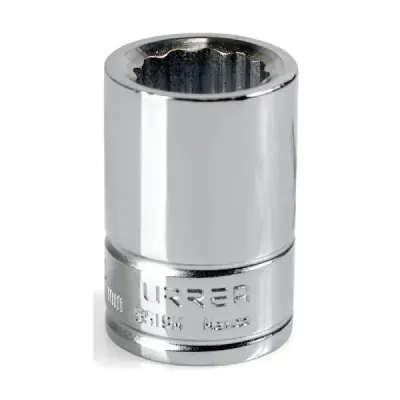 Copa Larga 19 Mm 12 Puntas Uso Pesado Urrea Cuadrante 3/4'