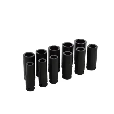 Juego 11 Copas De Impacto Largas Pulgadas Urrea Cuadro 1/2'