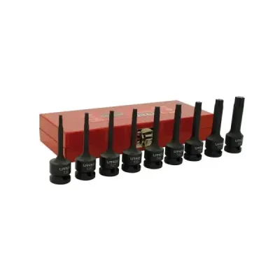 Juego 9 Copas De Impacto Torx Industrial Urrea Cuadro 1/2'
