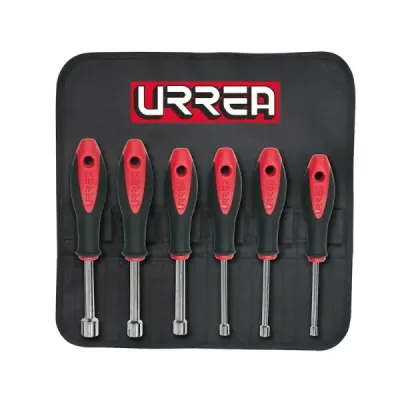 Juego 6 Destornillares De Caja Pulgadas Bimaterial Urrea