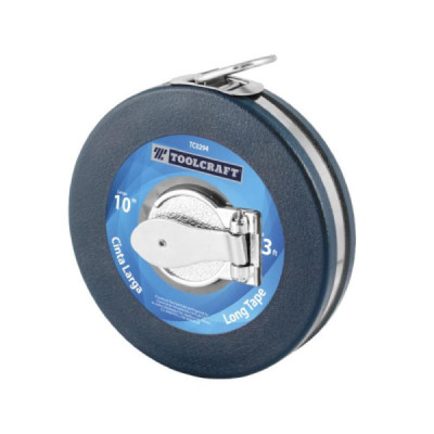 Decámetro Cinta Métrica Fibra De Vidrio 50 M Toolcraft 1/2'' (TC0295) Decámetro Cinta Métrica Fibra De Vidrio 50 M Toolcraft 1/2'' (TC0295)