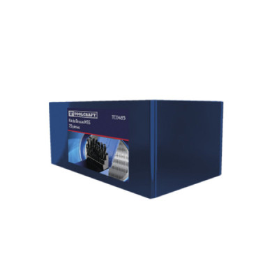 Juego De 29 Brocas Acero Rápido Hss Toolcraft Con Estuche (TC0485)