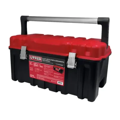 Caja De Herramientas De 17' Uso Pesado Urrea Color Rojo