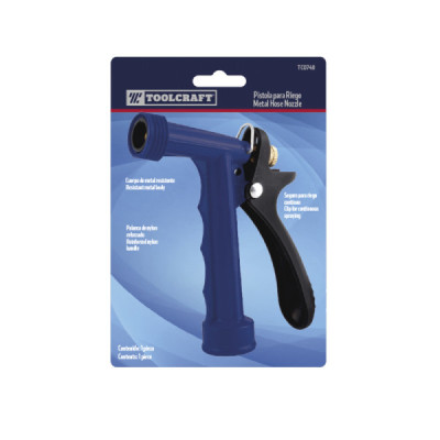 Pistola De Riego Metálica Tradicional Toolcraft Con Seguro (TC0740)