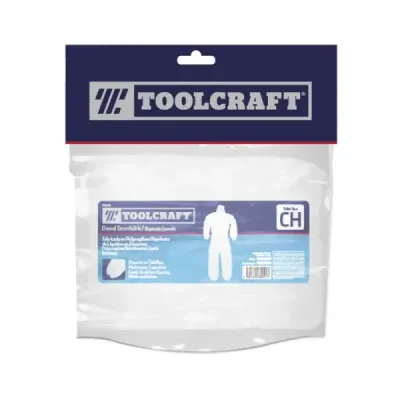 Overol Desechable Talla S Repelente De Líquidos Toolcraft