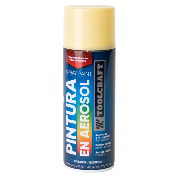 Pintura Aerosol Beige Toolcraft 400 Ml Sin Plomo (TC1653)