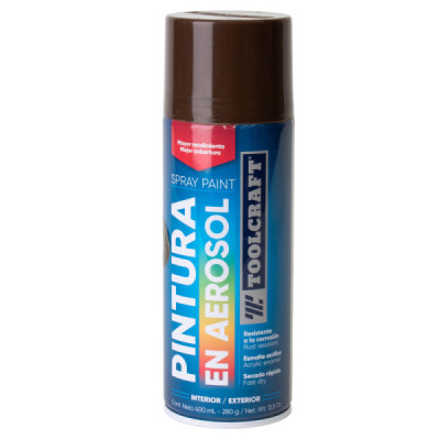 Pintura Aerosol Cobre Puro Metalizado Toolcraft 400 Ml (TC1665)