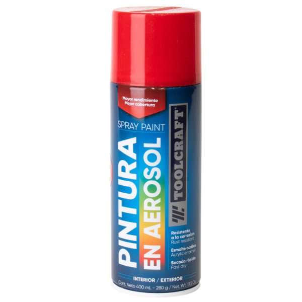 Pintura Aerosol Azul Claro Toolcraft 400 Ml Sin Plomo (TC1674)