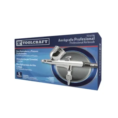 Pistola Aerográfica 30 A 70 Psi Toolcraft Boquilla 0.3 Mm