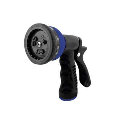 Pistola De Riego Metálica Y Pvc Toolcraft De 9 Funciones (TC1847)
