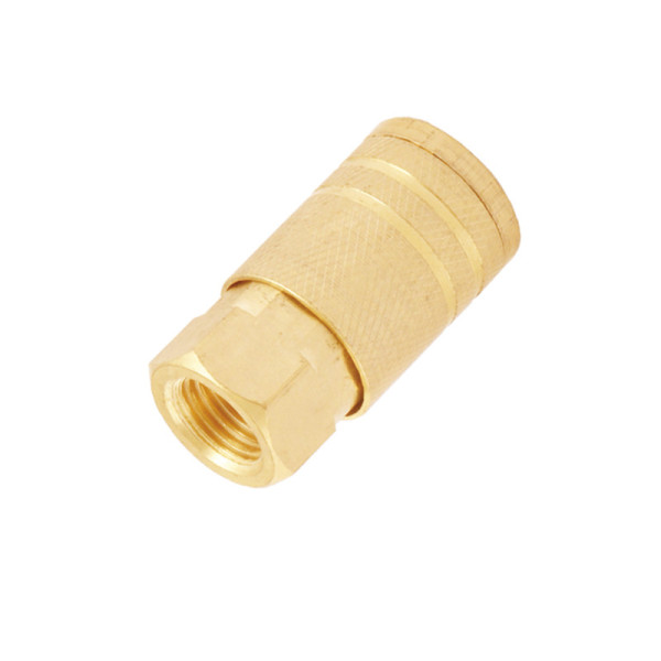 Acoplador Rápido De Latón Hembra Toolcraft De 1/4 Npt (TC2001)