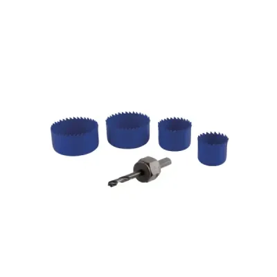 Juego De Sierra Copas 5 Piezas Toolcraft Madera Y Aluminio