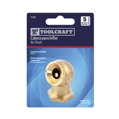 Cabeza De Latón Para Inflar Hembra Toolcraft De 1/4 Npt (TC2011)
