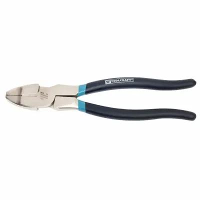 Alicate De Electricista 9' Alta Palanca Toolcraft De Vinil