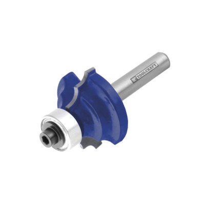 Fresa Moldura Clásica 1.1/8'' X 1/2'' Toolcraft Zanco 1/4'' (TC2395)