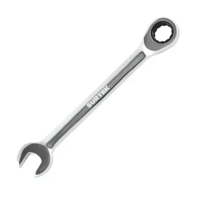 Llave Mixta Con Ratchet 8 Mm Largo 140 Mm Pulida Surtek