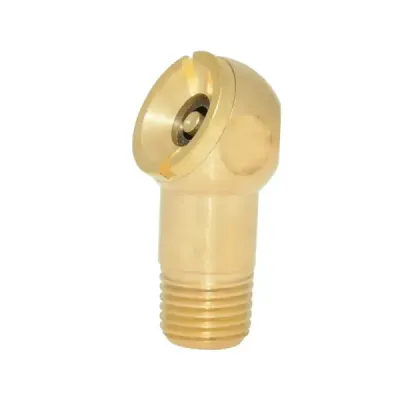 Cabeza Para Inflar De 1/4' Npt Macho Bronce Solido Surtek
