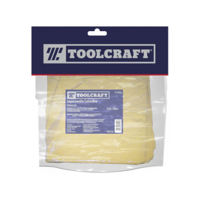 Capa Impermeable Ligera Para Lluvia Toolcraft Amarillo (TC2764) Capa Impermeable Ligera Para Lluvia Toolcraft Amarillo (TC2764)
