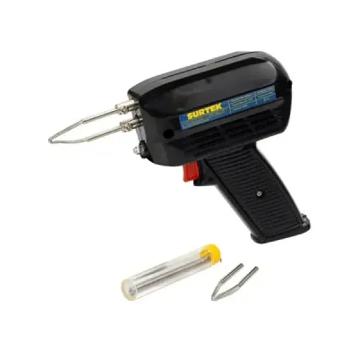 Cautín Tipo Pistola 230 W 6800°c Surtek Con Punta Repuesto