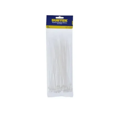 Set 50 Amarres Plásticos Beige 150 Mm X 3.6 Mm Surtek