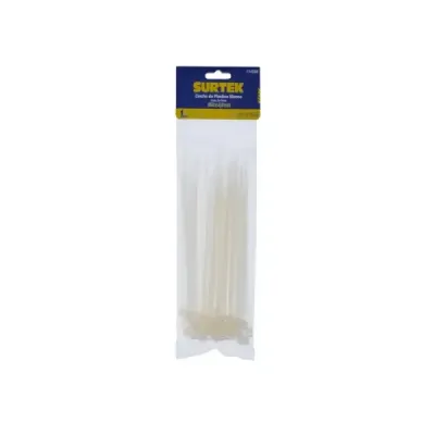 Set 50 Amarres Plásticos Beige 160 Mm X 4.8 Mm Surtek