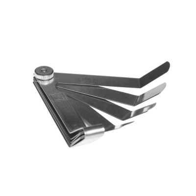 Calibrador De Galgas 12 Hojas Toolcraft En Acero Templado (TC3368)