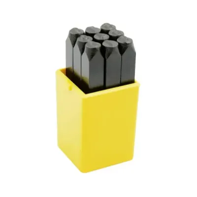 Set 9 Números De Golpe Para Marcar 4 Mm Surtek Con Estuche