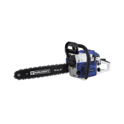 Motosierra A Gasolina 18'' 45 Cc Toolcraft De 2.4 Hp Y 550 Ml (TC3416)