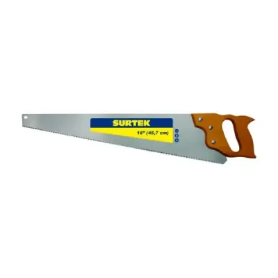 Serrucho Triple Filo 18' Mango Madera Hoja 0.90 Mm Surtek