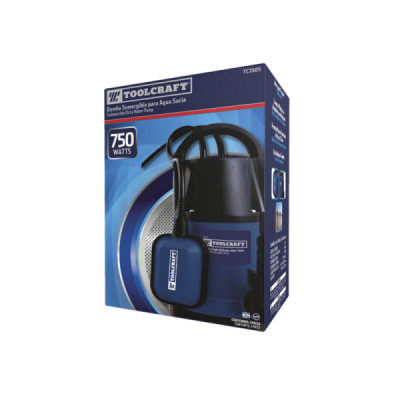 Bomba Sumergible Plástica 1 Hp Toolcraft Para Agua Sucia (TC3505)