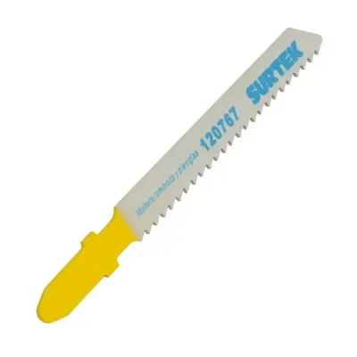 Set 5 Seguetas Finas Sierra Caladora T 12 Dpp 77 Mm Surtek