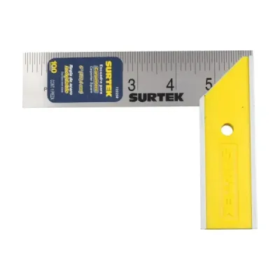 Escuadra Carpintero 6' Profesional Surtek Acero Inoxidable